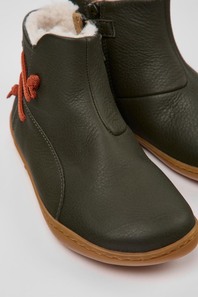 Botas Camper Peu Niña Negras | RCMNY-3624