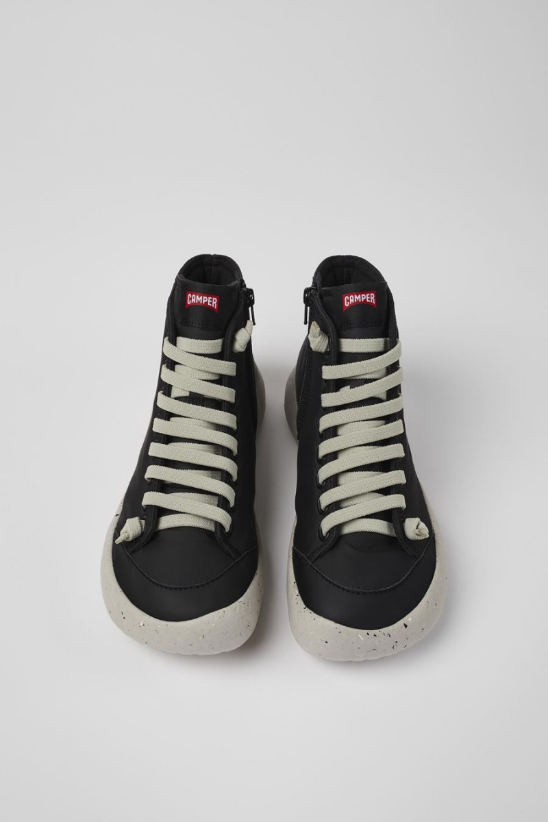 Botas Camper Peu Stadium Hombre Negras | VHXAG-9628