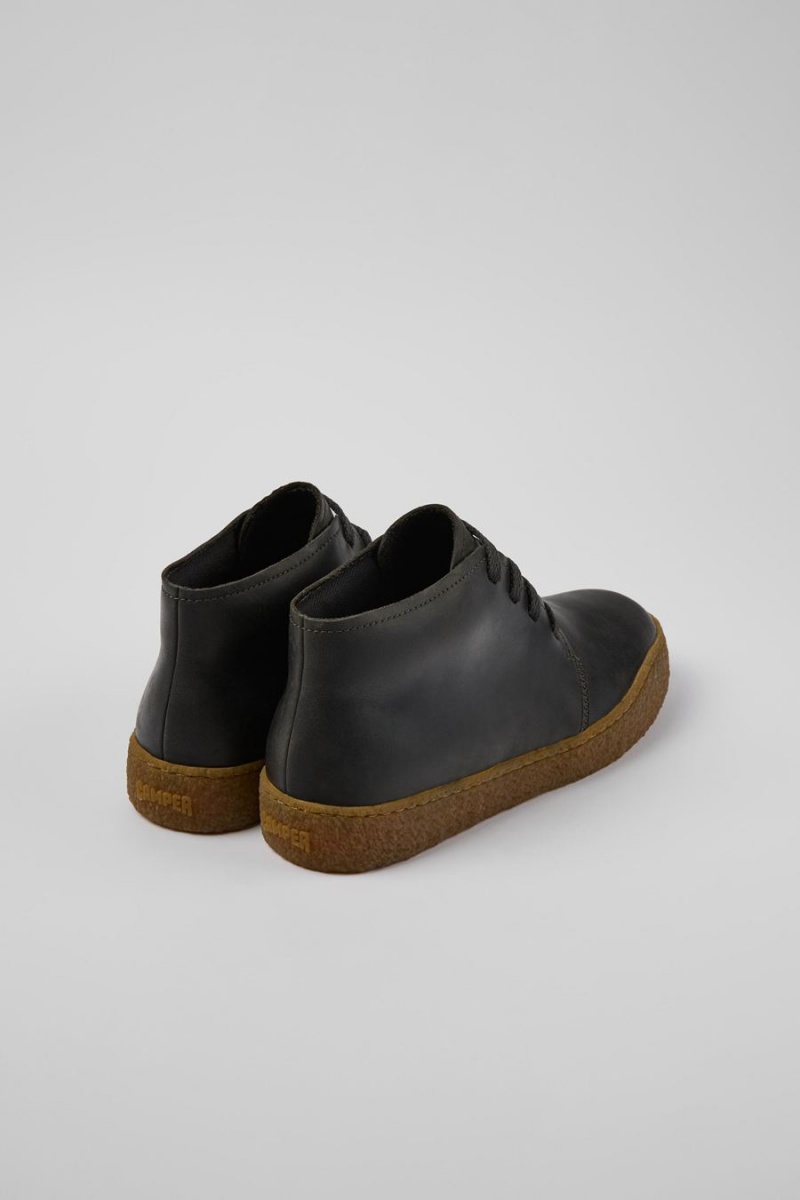 Botas Camper Peu Terreno Cuero Hombre Gris | QZICG-8714