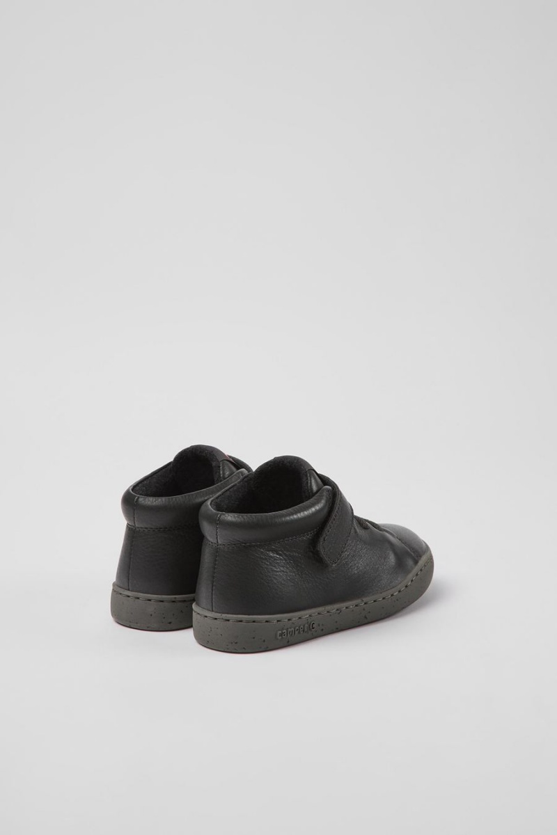 Botas Camper Peu Touring Cuero Ankle Niño Gris | COUDQ-5124