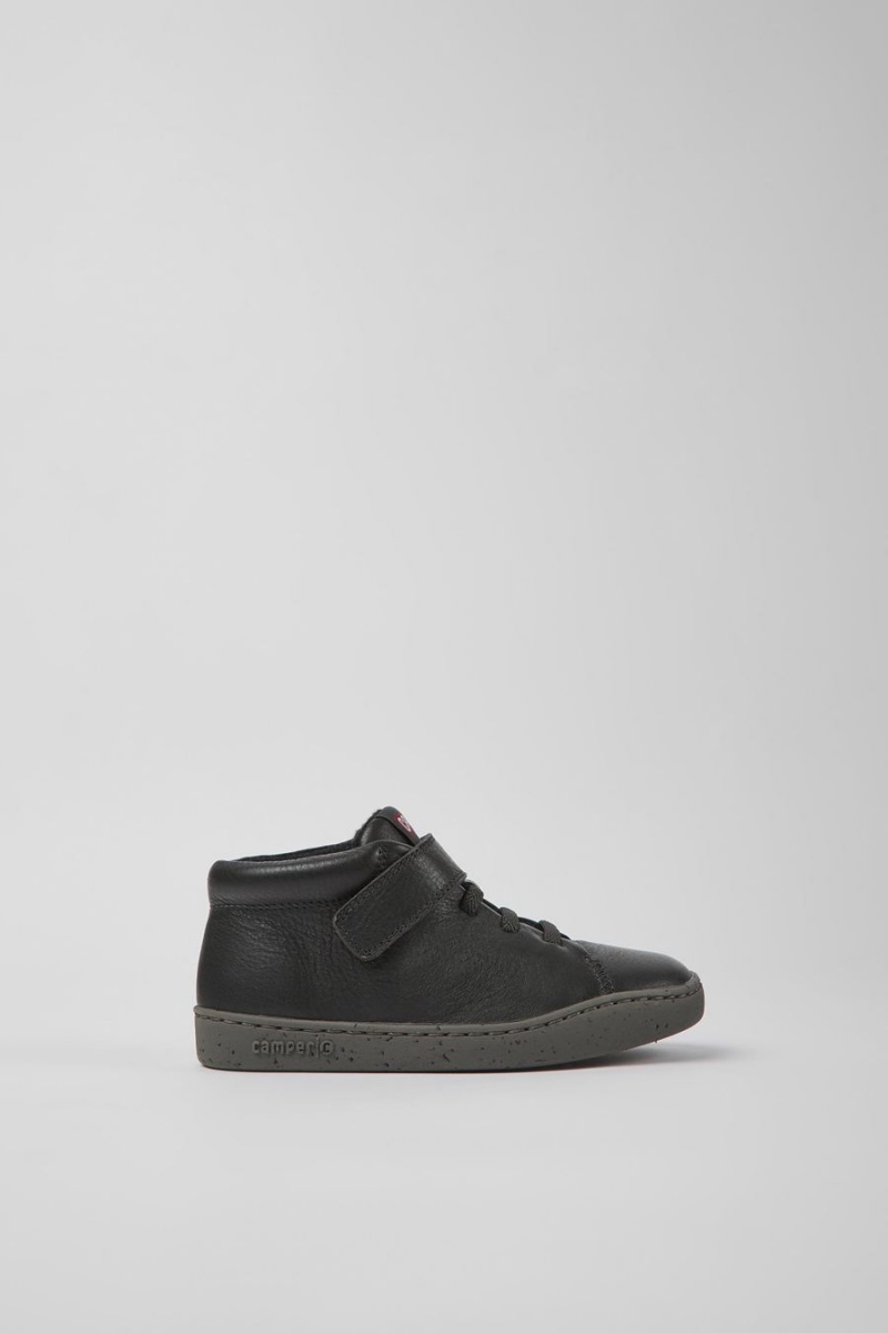 Botas Camper Peu Touring Cuero Ankle Niño Gris | COUDQ-5124