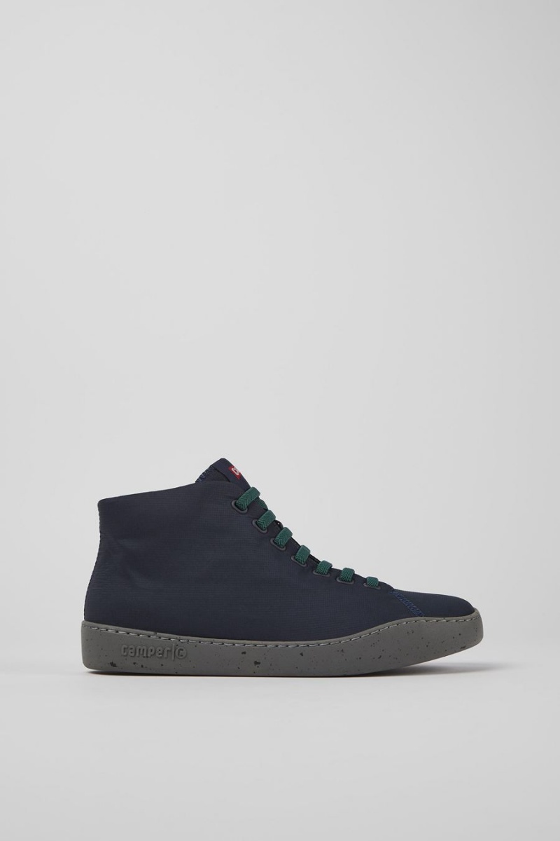 Botas Camper Peu Touring Textil Ankle Hombre Azules | HTAPB-5106
