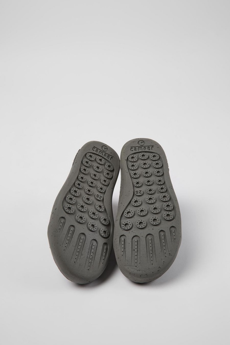 Botas Camper Peu Touring Textil Ankle Niña Negras | QLHEV-0586