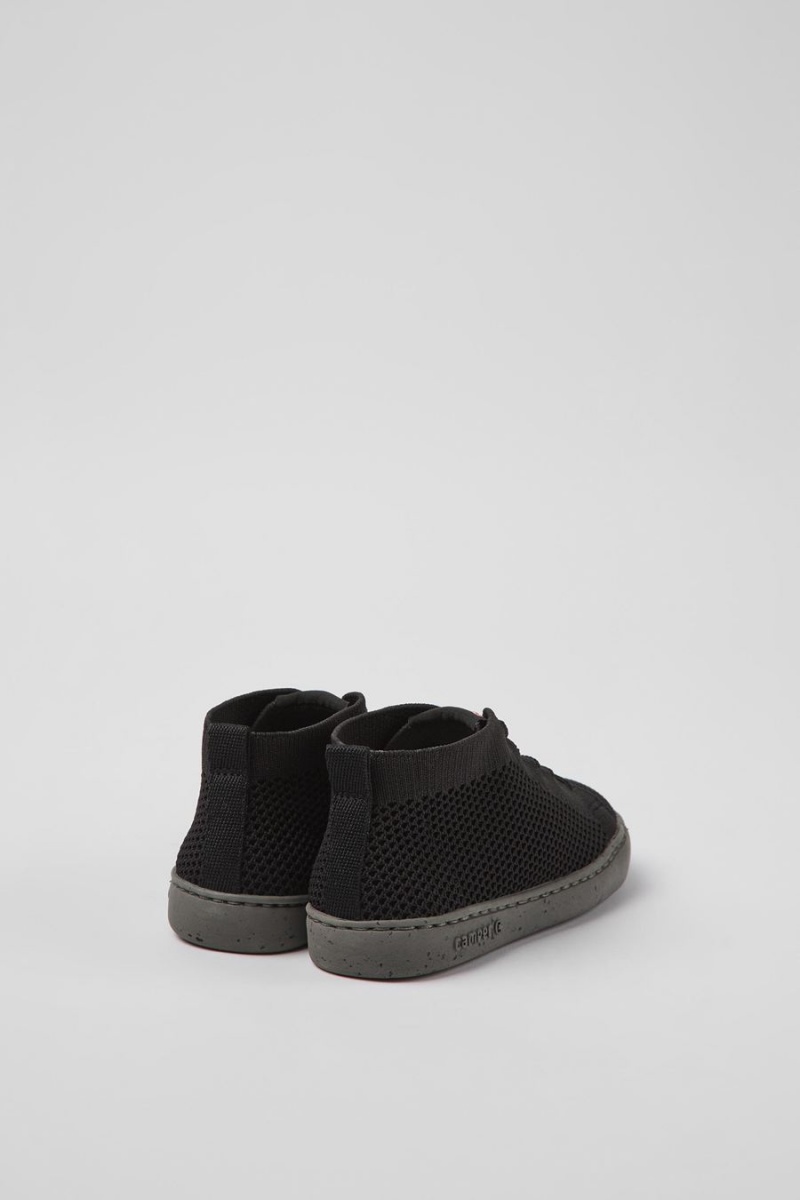 Botas Camper Peu Touring Textil Ankle Niño Negras | MWKVS-3528