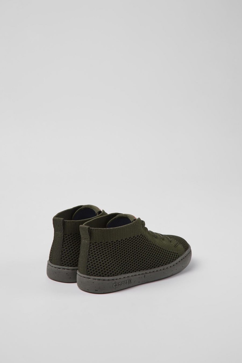 Botas Camper Peu Touring Textil Ankle Niño Verde | JGKTH-9160
