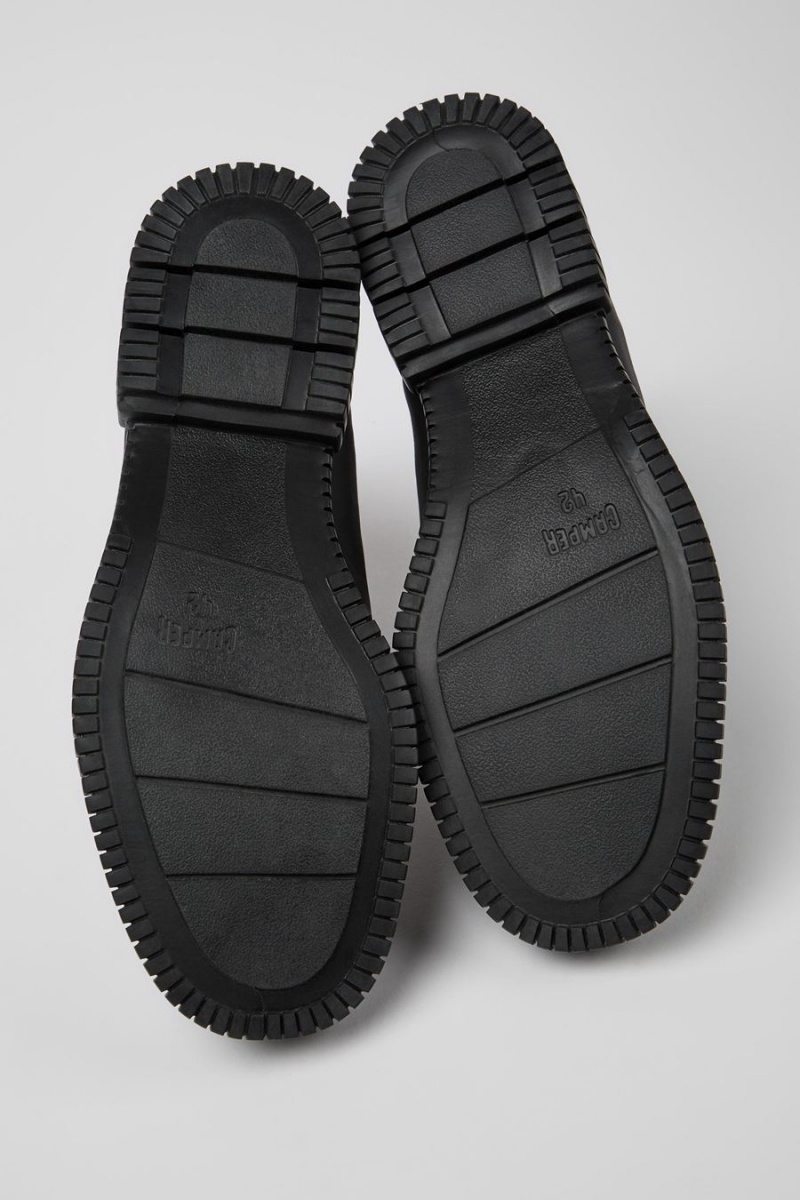Botas Camper Pix Cuero Chelsea Hombre Gris | RXDCI-4528