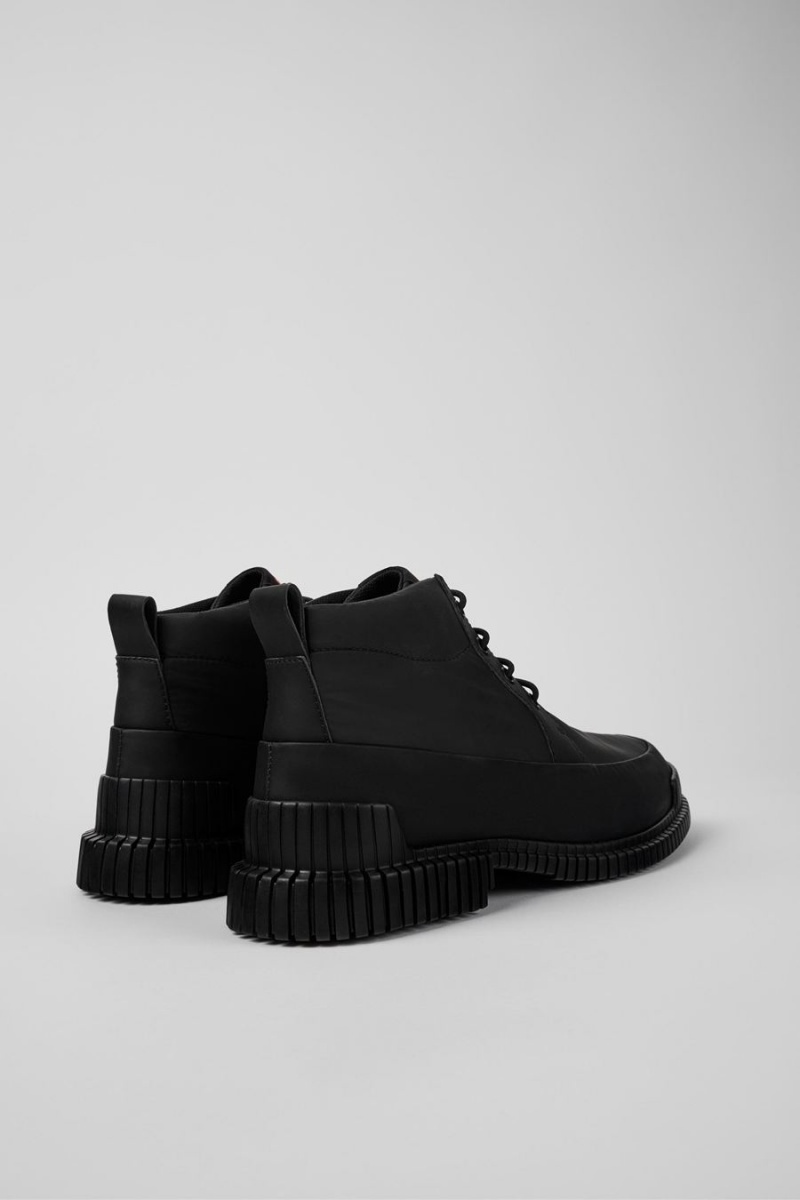 Botas Camper Pix Recycled Cuero Encaje-up Hombre Negras | VQWCD-7154