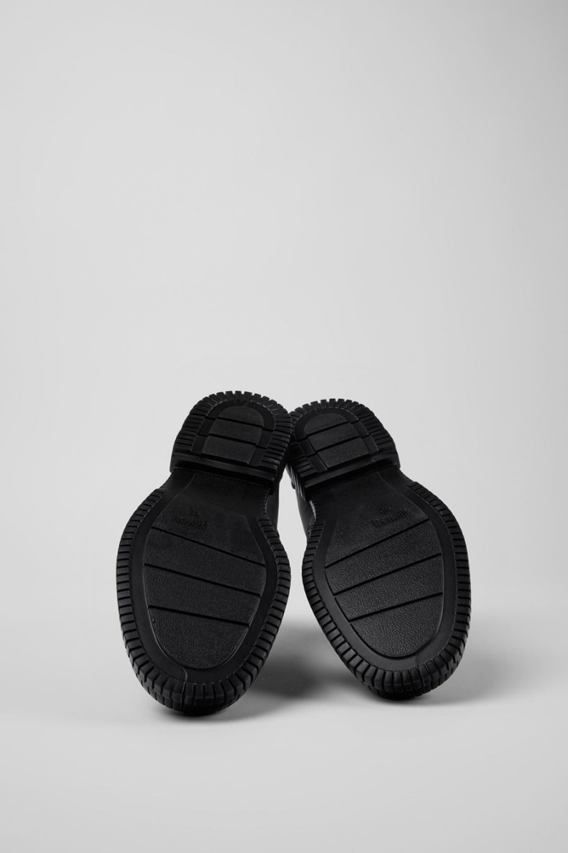 Botas Camper Pix Smart Encaje Up Hombre Negras | XSWVL-5873