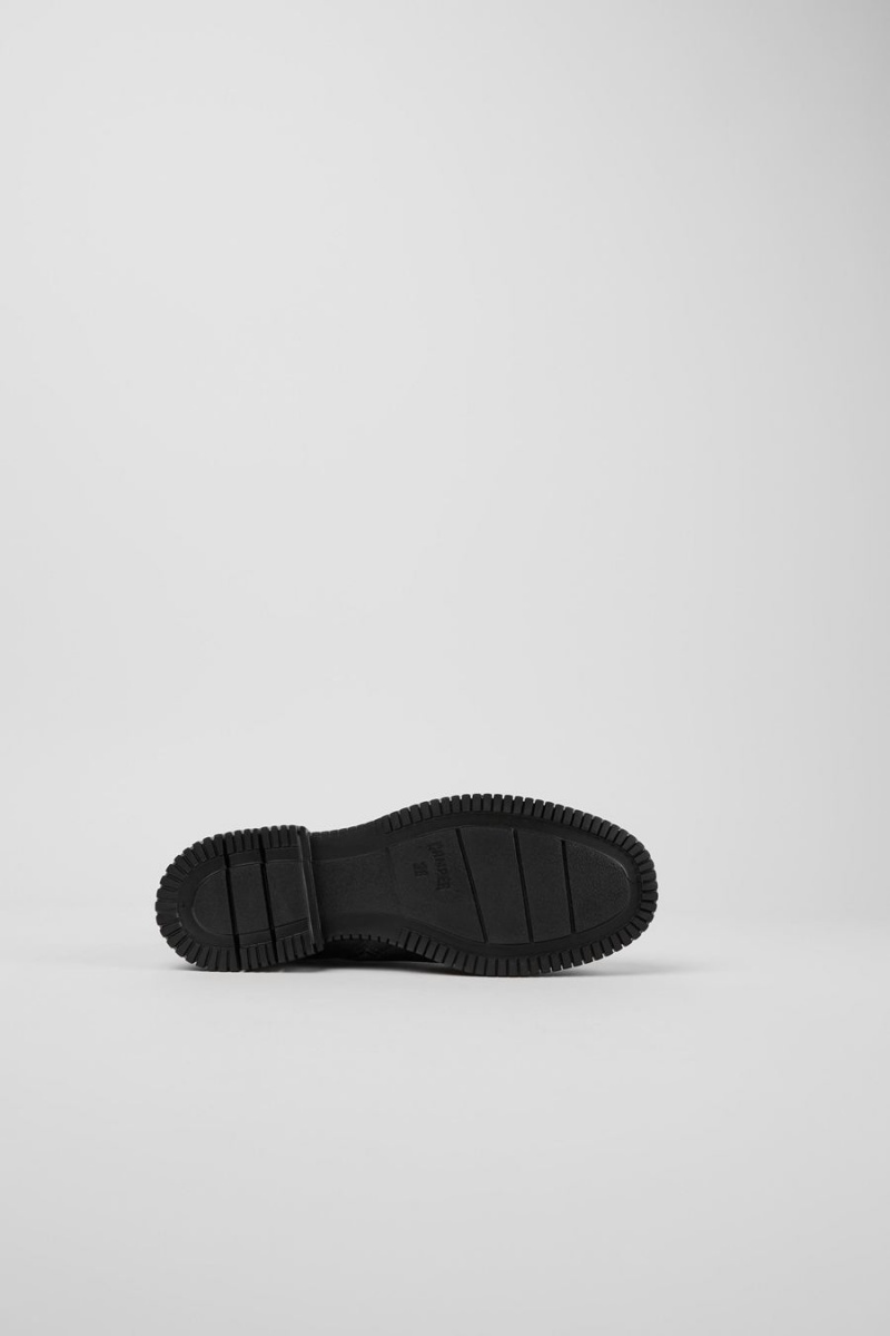 Botas Camper Pix Smart Encaje Up Mujer Negras | XZJOI-5468