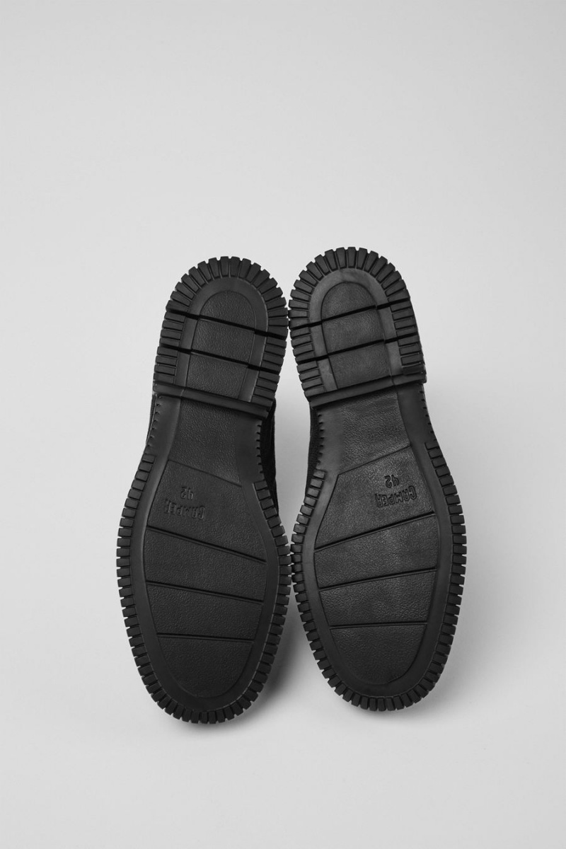Botas Camper Pix Tencel Zip Hombre Negras | BAPDL-7239