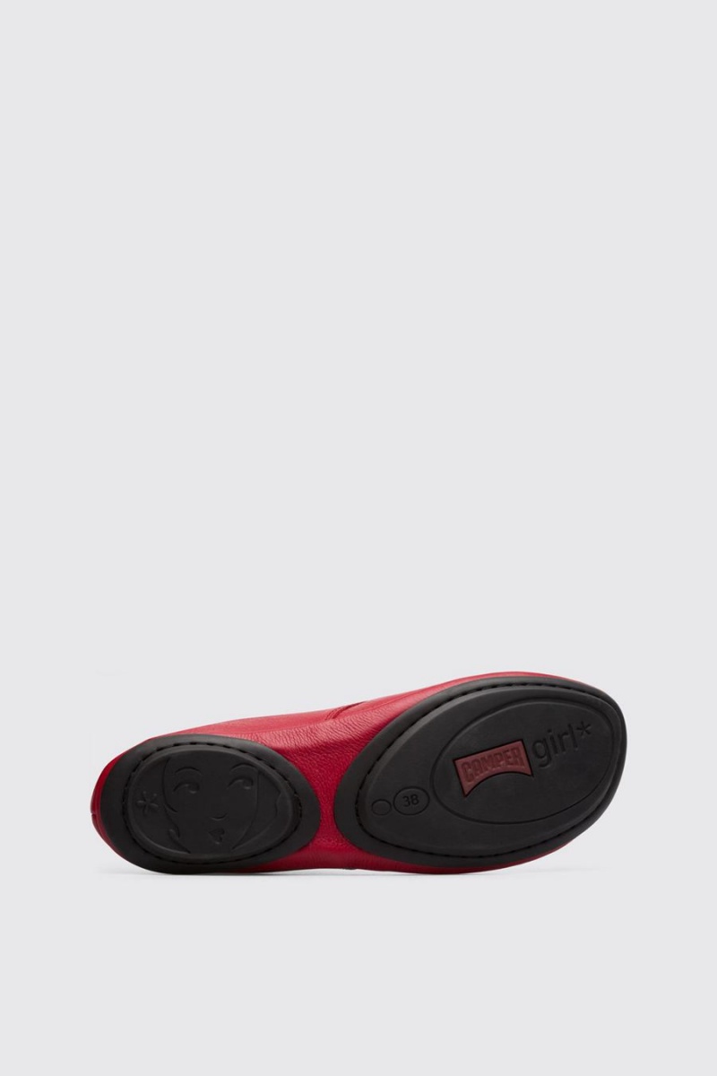 Botas Camper Right Encaje Up Ankle Mujer Rojas | MBYNI-6475