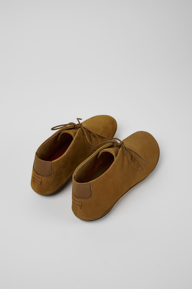 Botas Camper Right Nubuck Mujer Marrones | LKHET-3820