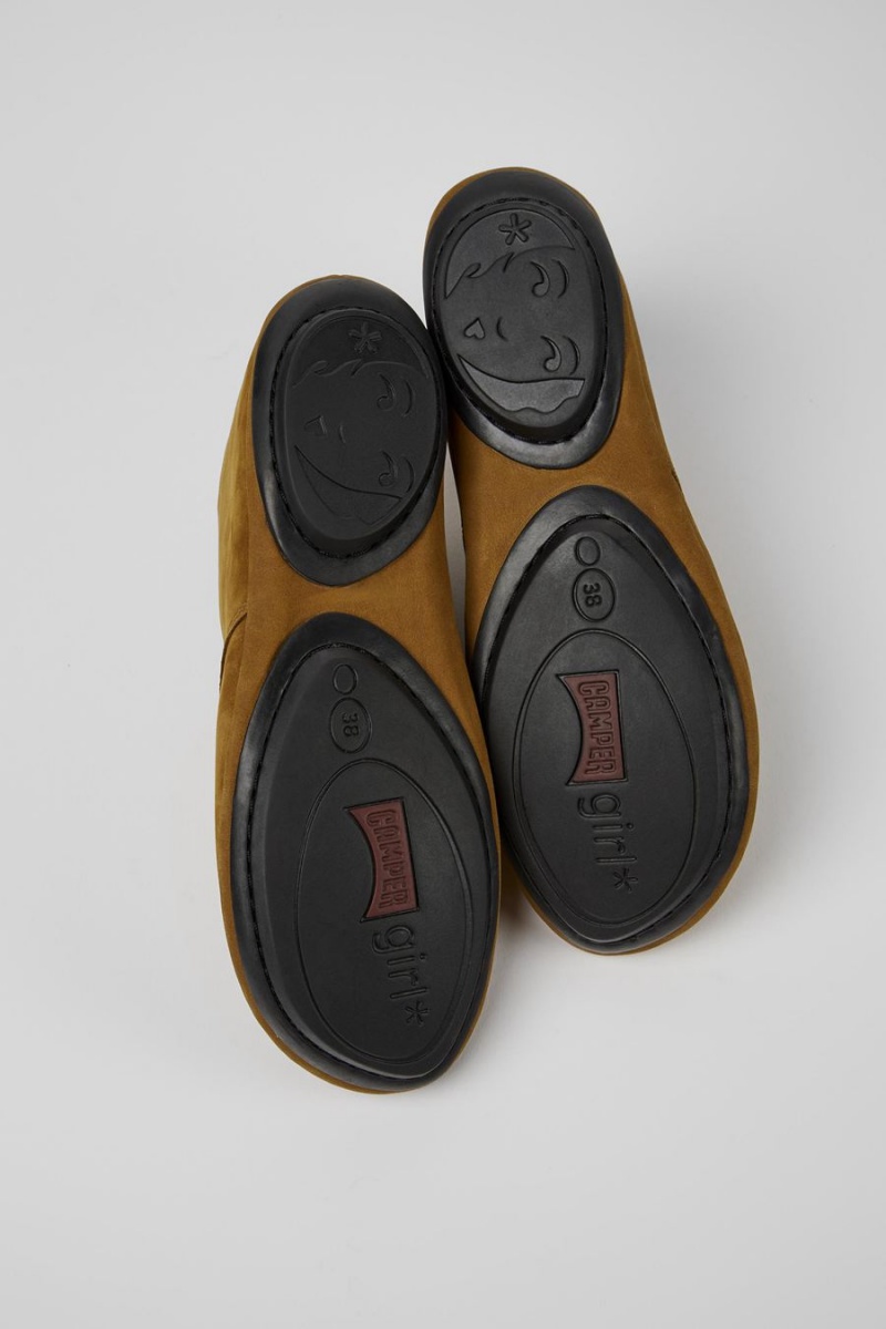 Botas Camper Right Nubuck Mujer Marrones | LKHET-3820