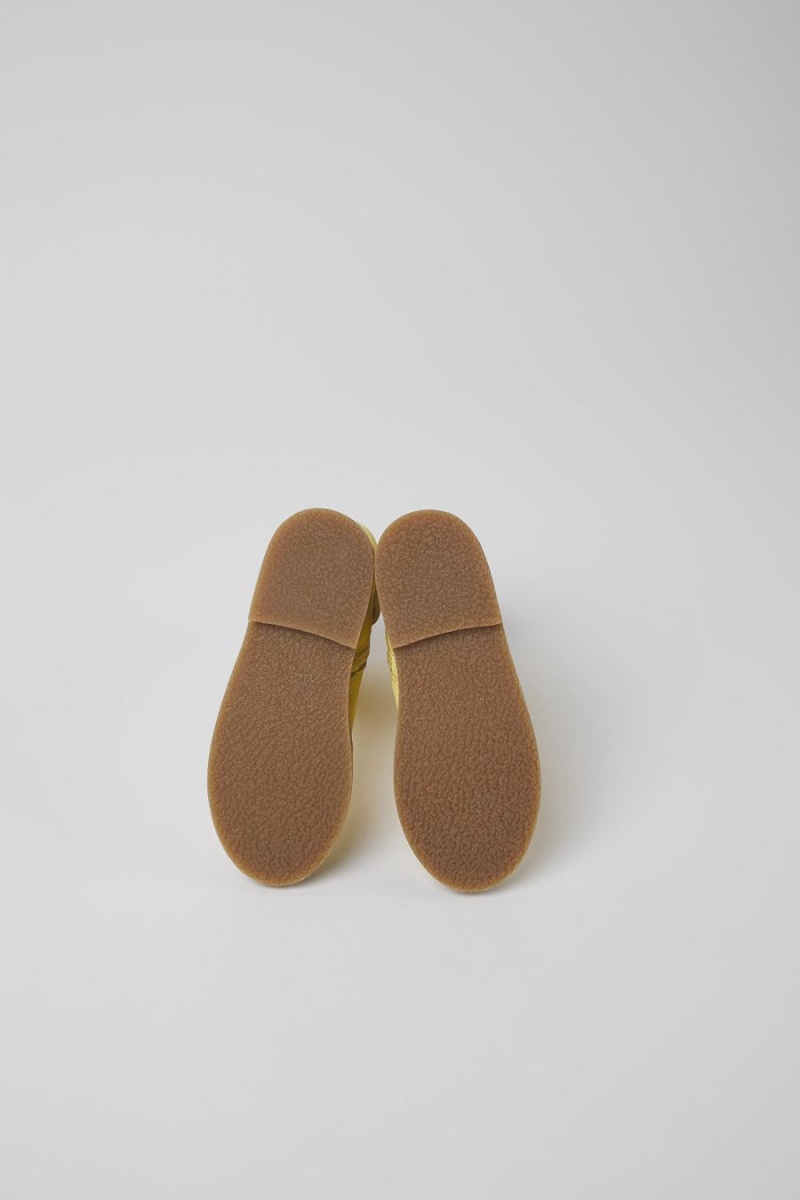 Botas Camper Savina Cuero Niña Amarillo | RCPDT-2369
