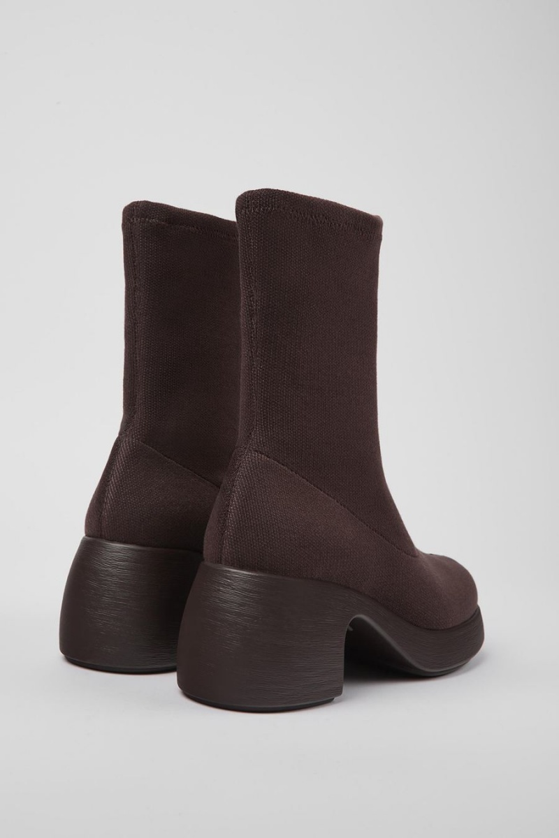 Botas Camper Thelma Tencelﾮ Lyocell Mujer Burdeos | WADLJ-4306