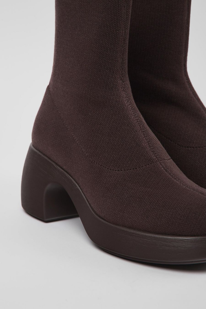 Botas Camper Thelma Tencelﾮ Lyocell Mujer Burdeos | WADLJ-4306