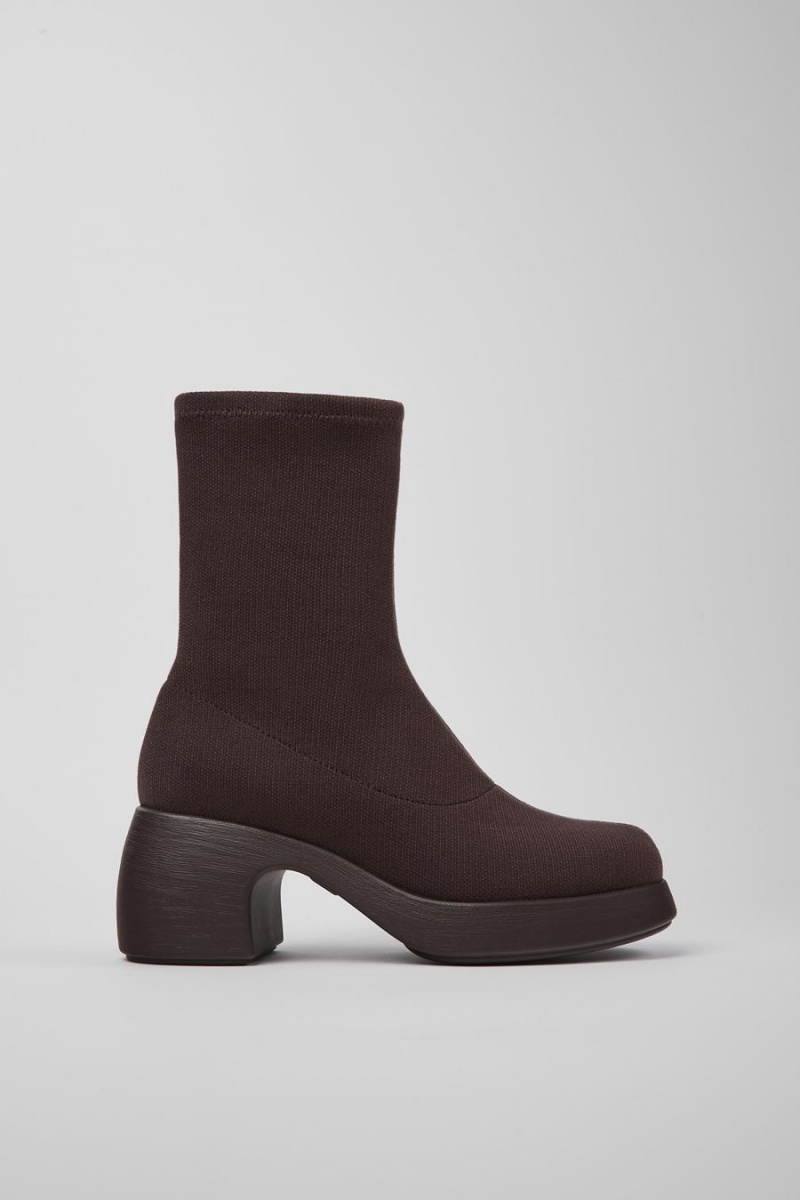 Botas Camper Thelma Tencelﾮ Lyocell Mujer Burdeos | WADLJ-4306