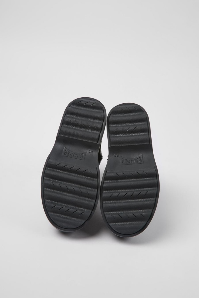 Botas Camper Twins Cuero Ankle Niña Negras | NJLGM-9516