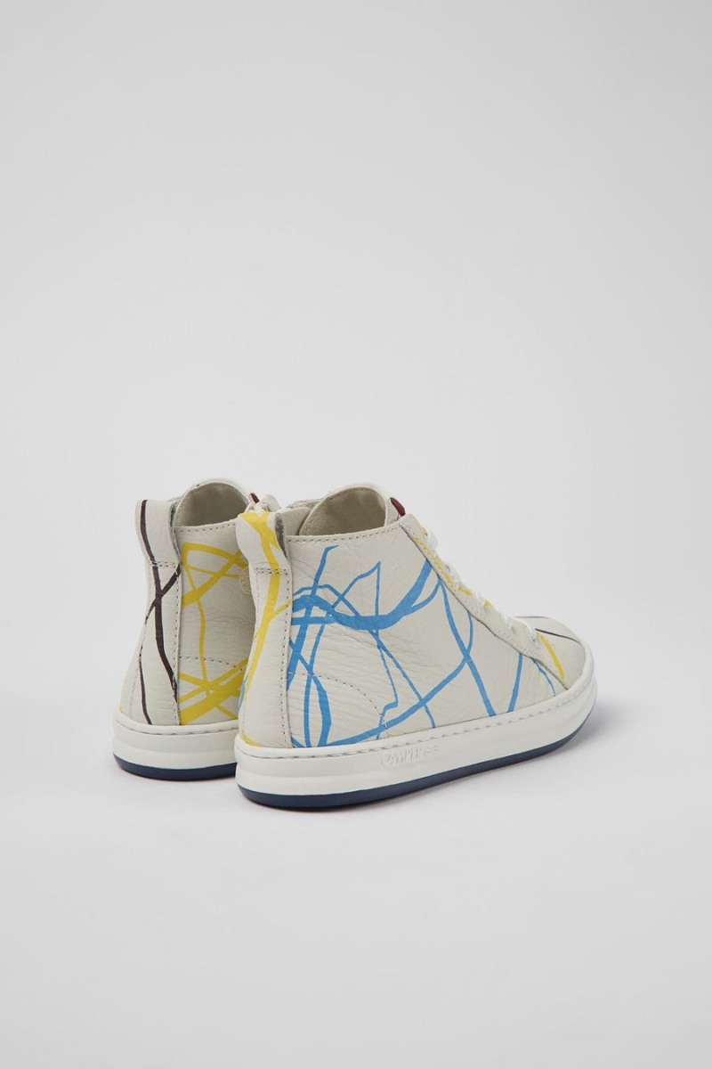 Botas Camper Twins Cuero Ankle Niño Multicolor | CQETS-4830