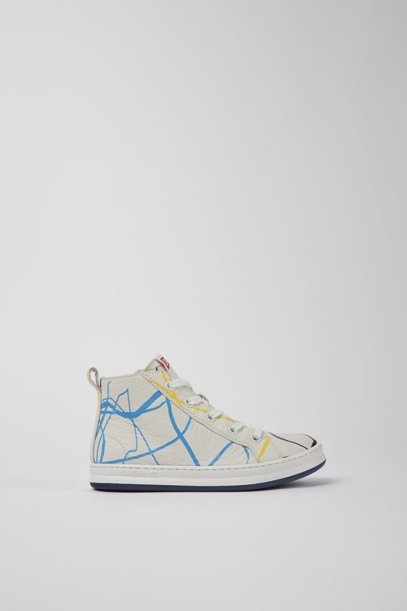 Botas Camper Twins Cuero Ankle Niño Multicolor | CQETS-4830