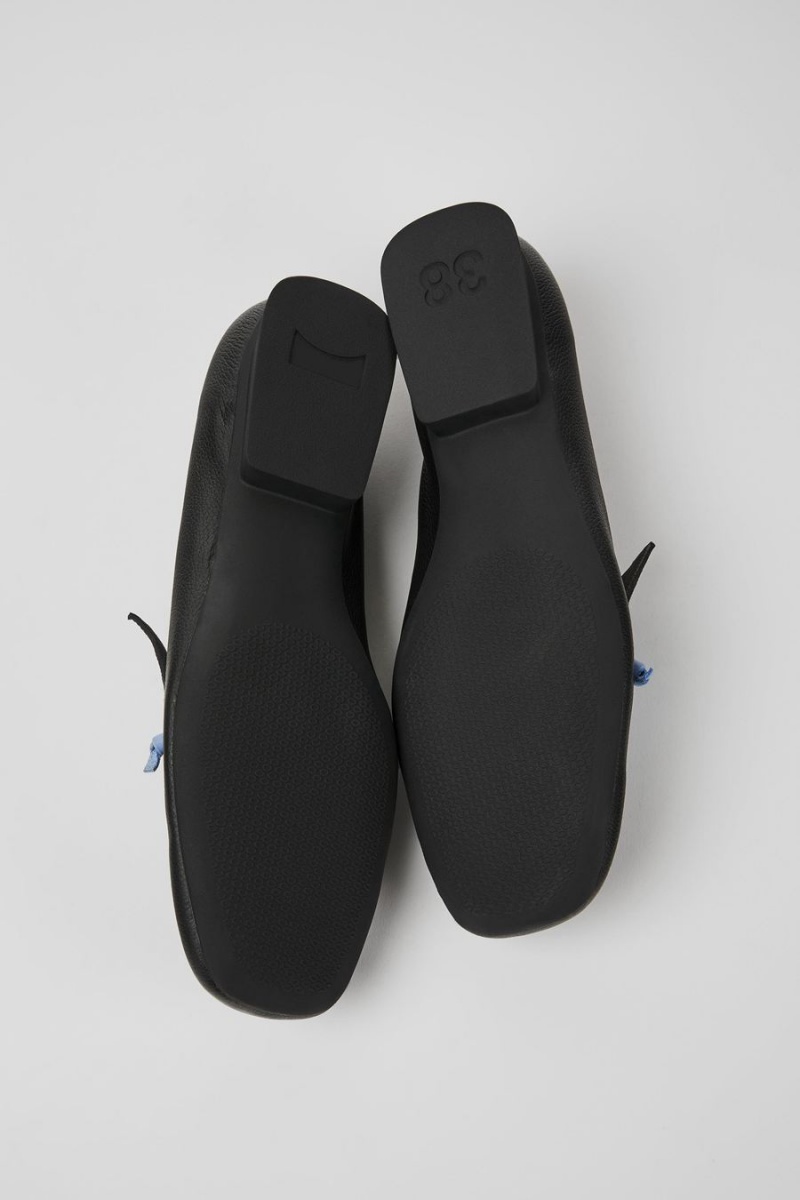 Mocasines Camper Casi Myra Cuero Mujer Negras | OMGZI-1958