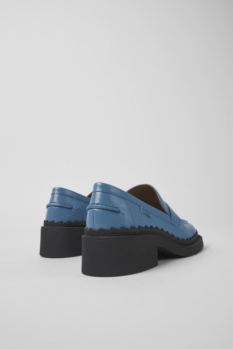 Mocasines Camper Taylor Cuero Mujer Azules | WTSVE-0154