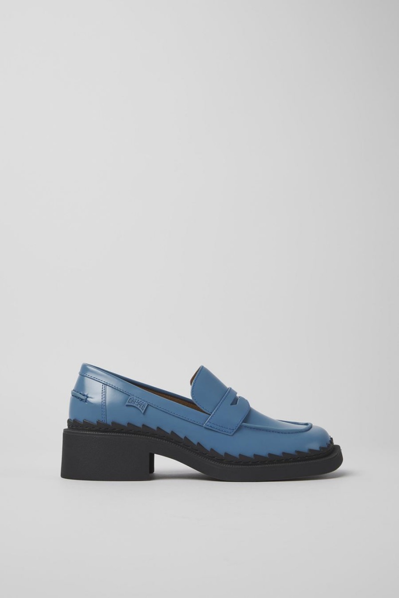 Mocasines Camper Taylor Cuero Mujer Azules | WTSVE-0154