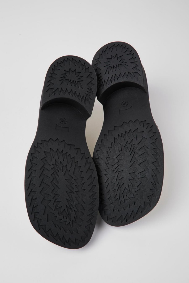 Mocasines Camper Taylor Cuero Mujer Blancas | EMIBY-6850