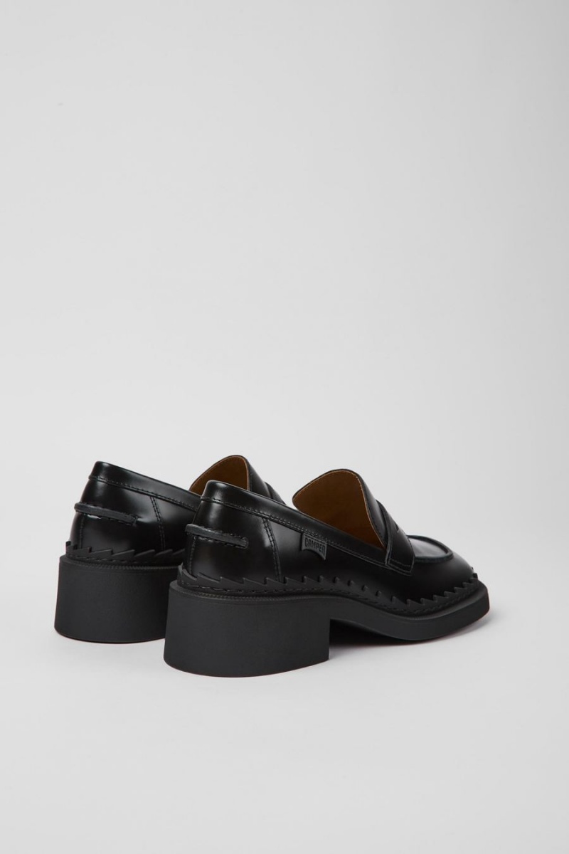 Mocasines Camper Taylor Cuero Mujer Negras | GQJLK-6754