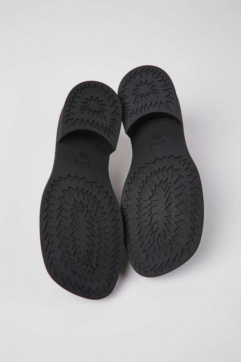 Mocasines Camper Taylor Cuero Mujer Negras | GQJLK-6754