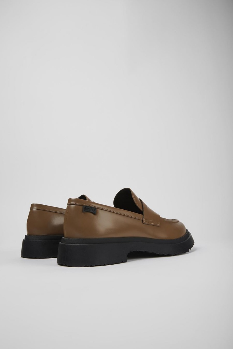 Mocasines Camper Walden Cuero Hombre Marrones | KMTRV-1986