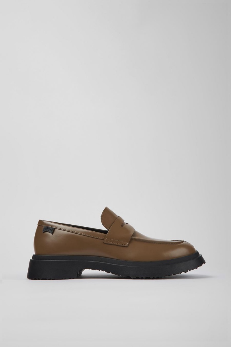 Mocasines Camper Walden Cuero Hombre Marrones | KMTRV-1986