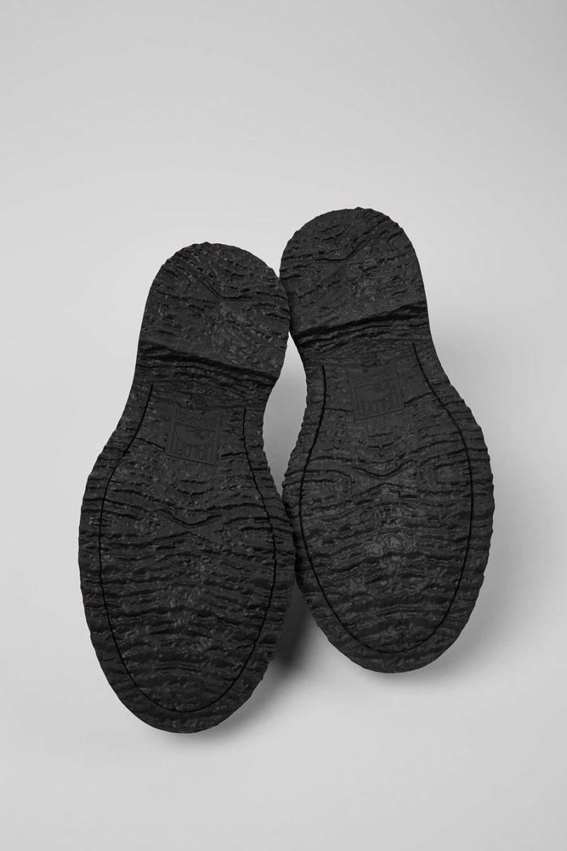 Mocasines Camper Walden Cuero Hombre Negras | RQNES-0129