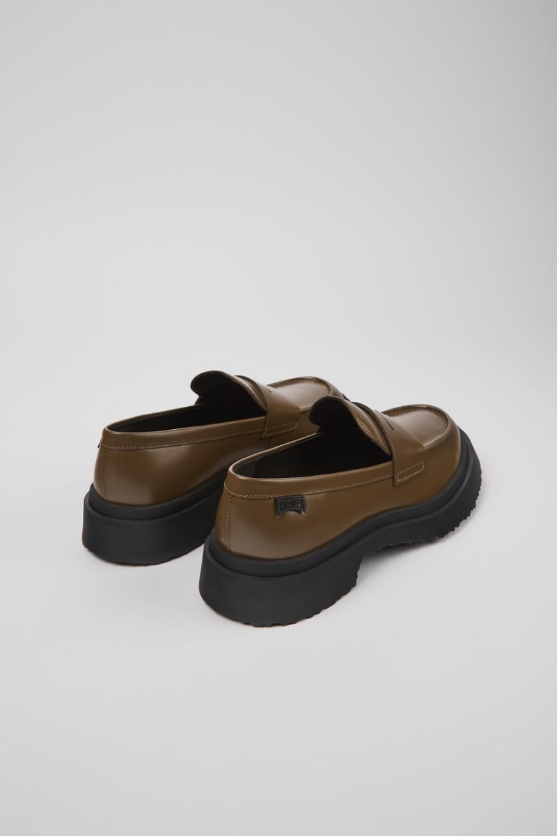 Mocasines Camper Walden Cuero Mujer Marrones | SDOKW-8421