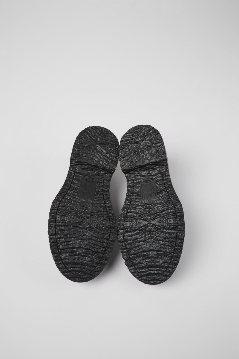 Mocasines Camper Walden Cuero Mujer Negras | FLIGM-0194