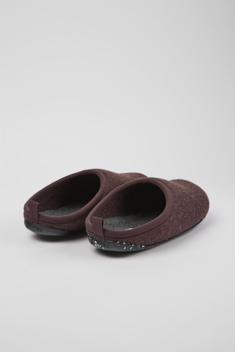 Pantuflas Camper Wabi Lana Hombre Burdeos | PCEWR-5430