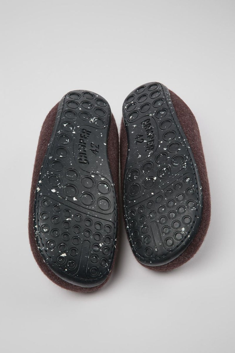 Pantuflas Camper Wabi Lana Hombre Burdeos | PCEWR-5430