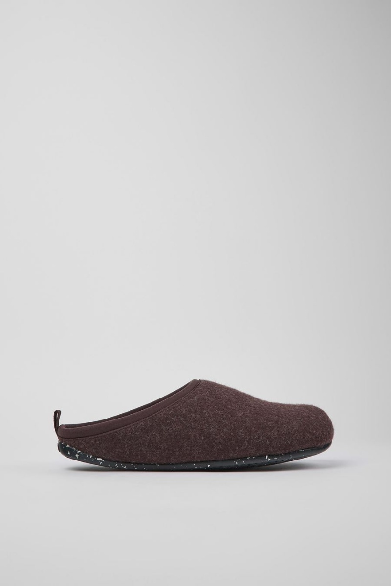 Pantuflas Camper Wabi Lana Hombre Burdeos | PCEWR-5430