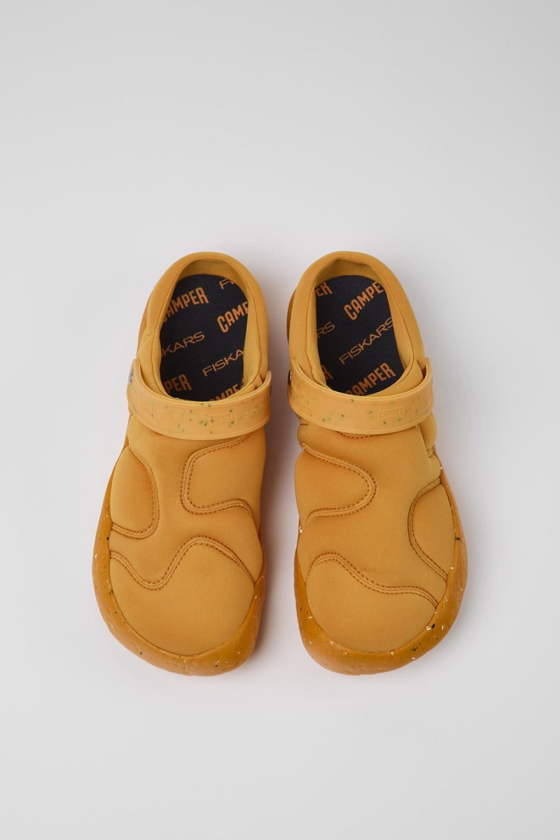 Pantuflas Camper X Fiskars Premium Pack Mujer Amarillo | RPQBD-6072