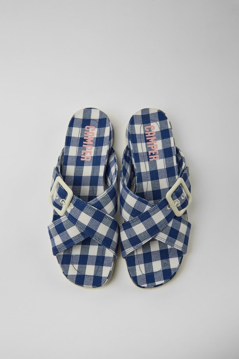 Sandalias Camper Atonik Mujer Azules | MEPQU-9023