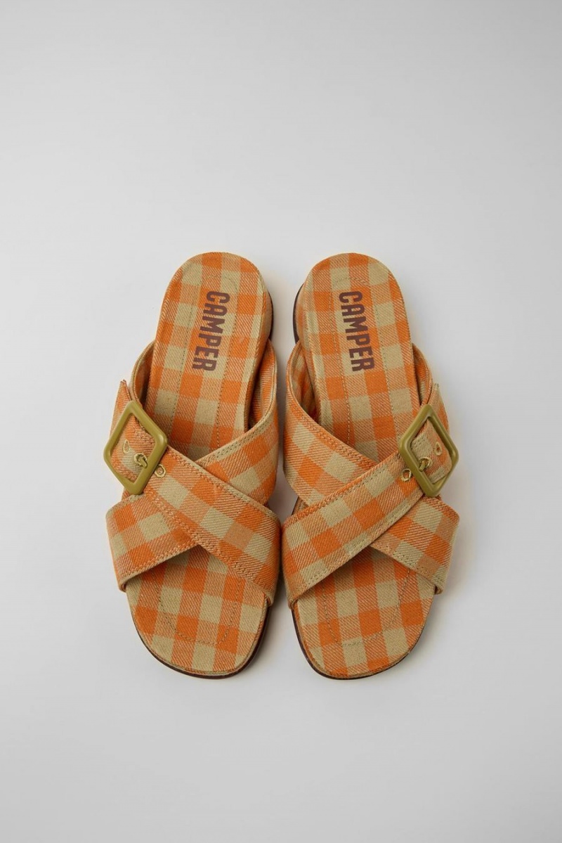 Sandalias Camper Atonik Mujer Naranjas | JTLEU-6324