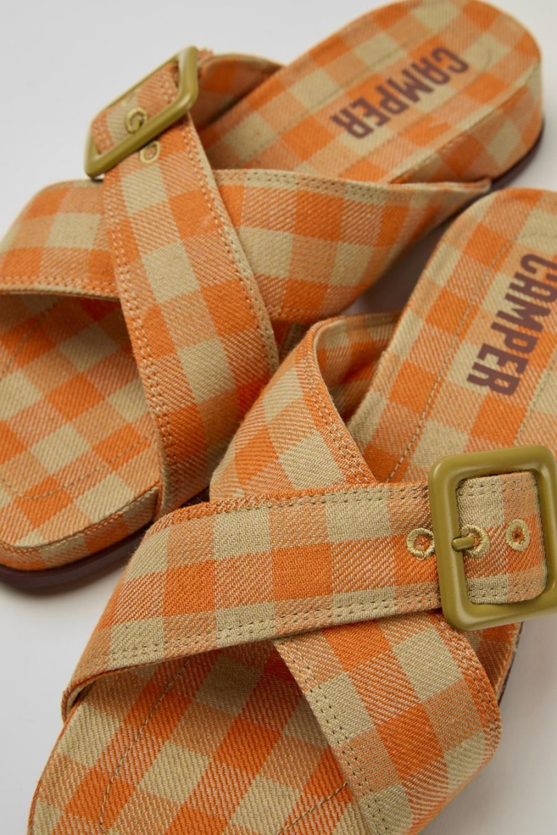 Sandalias Camper Atonik Mujer Naranjas | JTLEU-6324