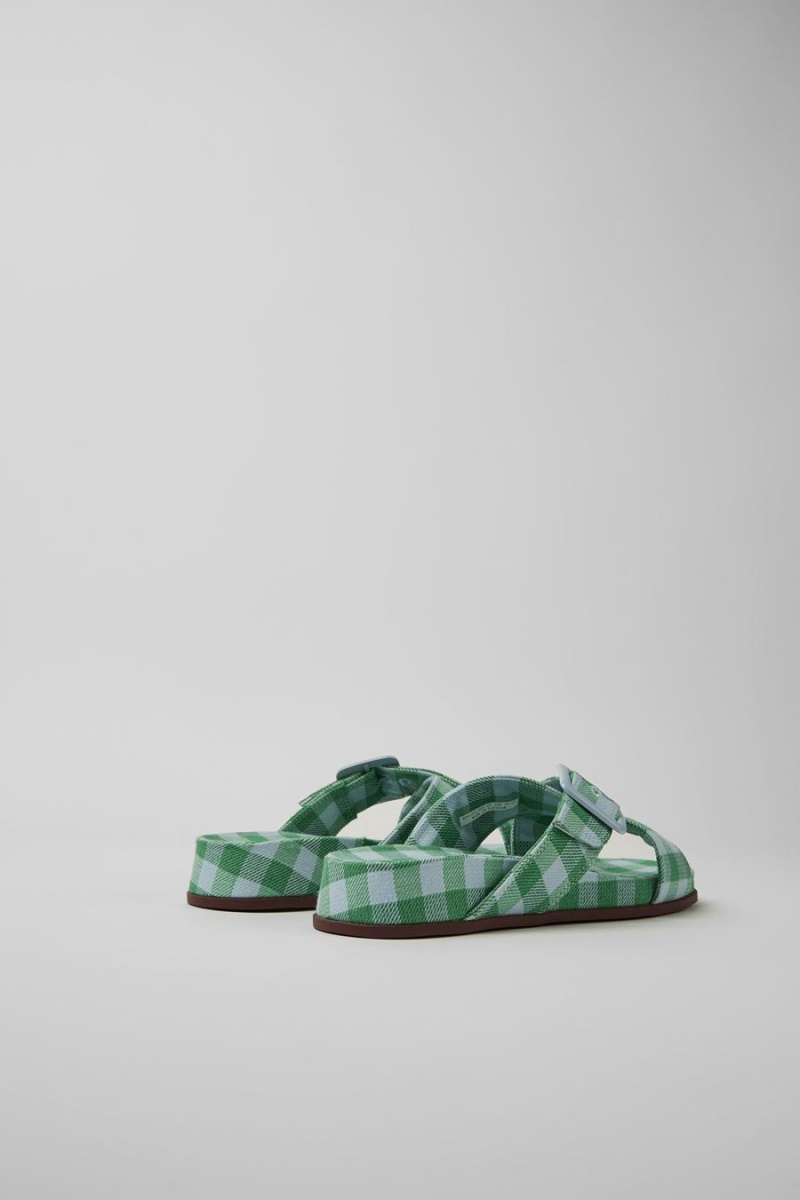 Sandalias Camper Atonik Mujer Verde | CUBEO-4735