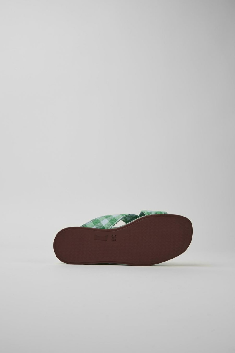 Sandalias Camper Atonik Mujer Verde | CUBEO-4735