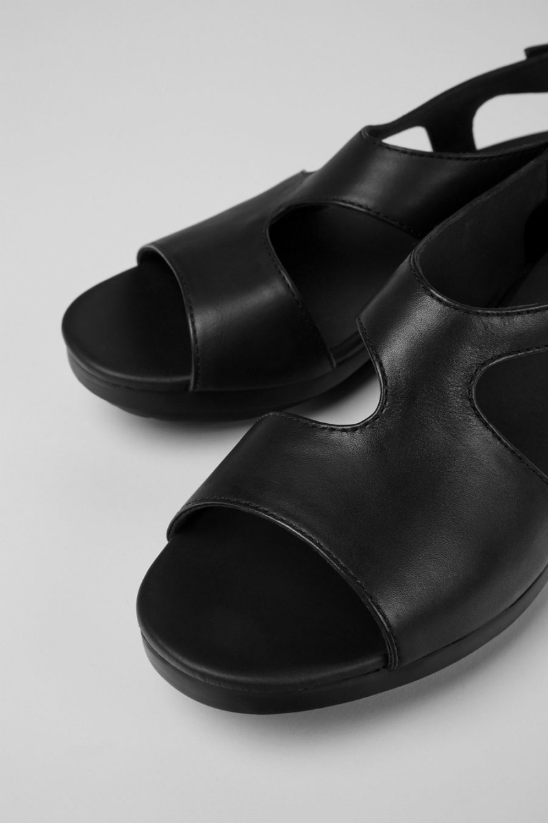 Sandalias Camper Balloon Mujer Negras | JCDFH-8045