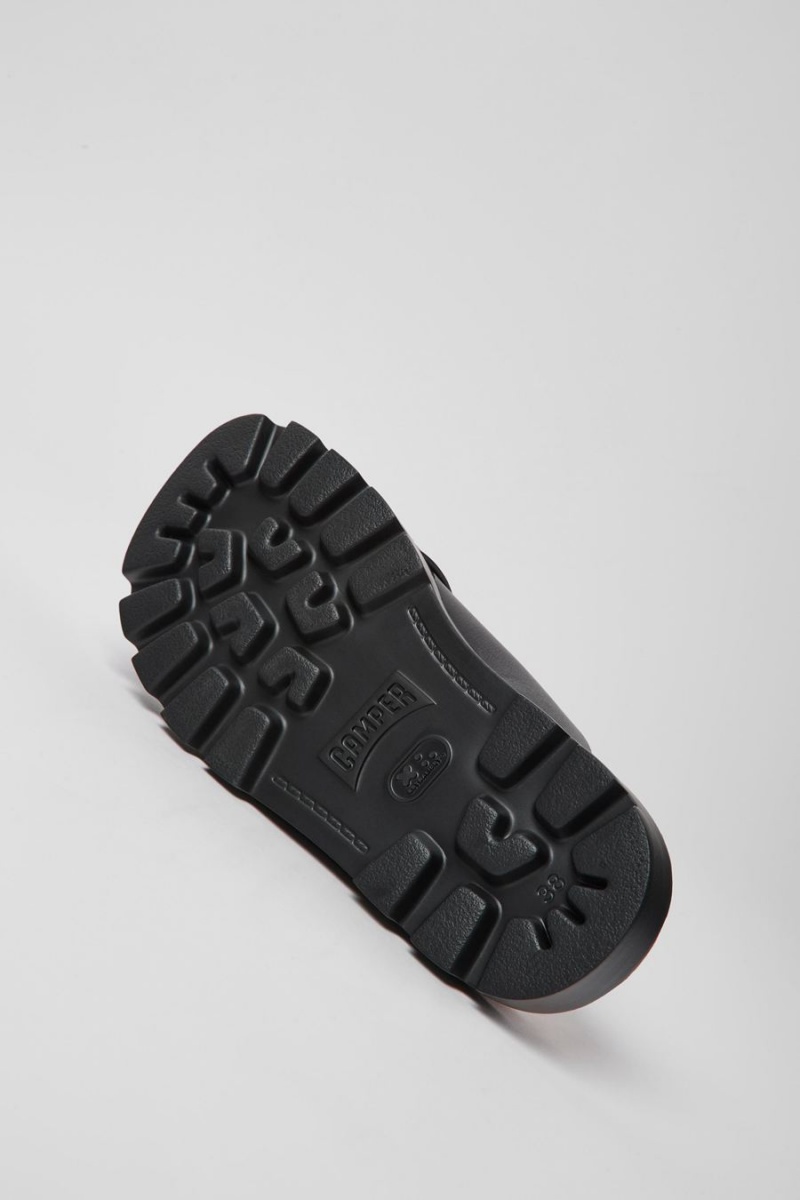 Sandalias Camper Brutus Cuero Mujer Negras | ULNQW-3816