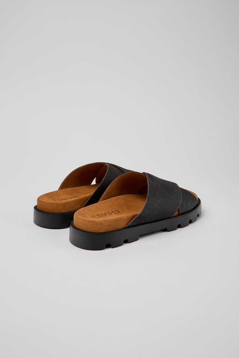 Sandalias Camper Brutus Mujer Negras | DSXMF-0534