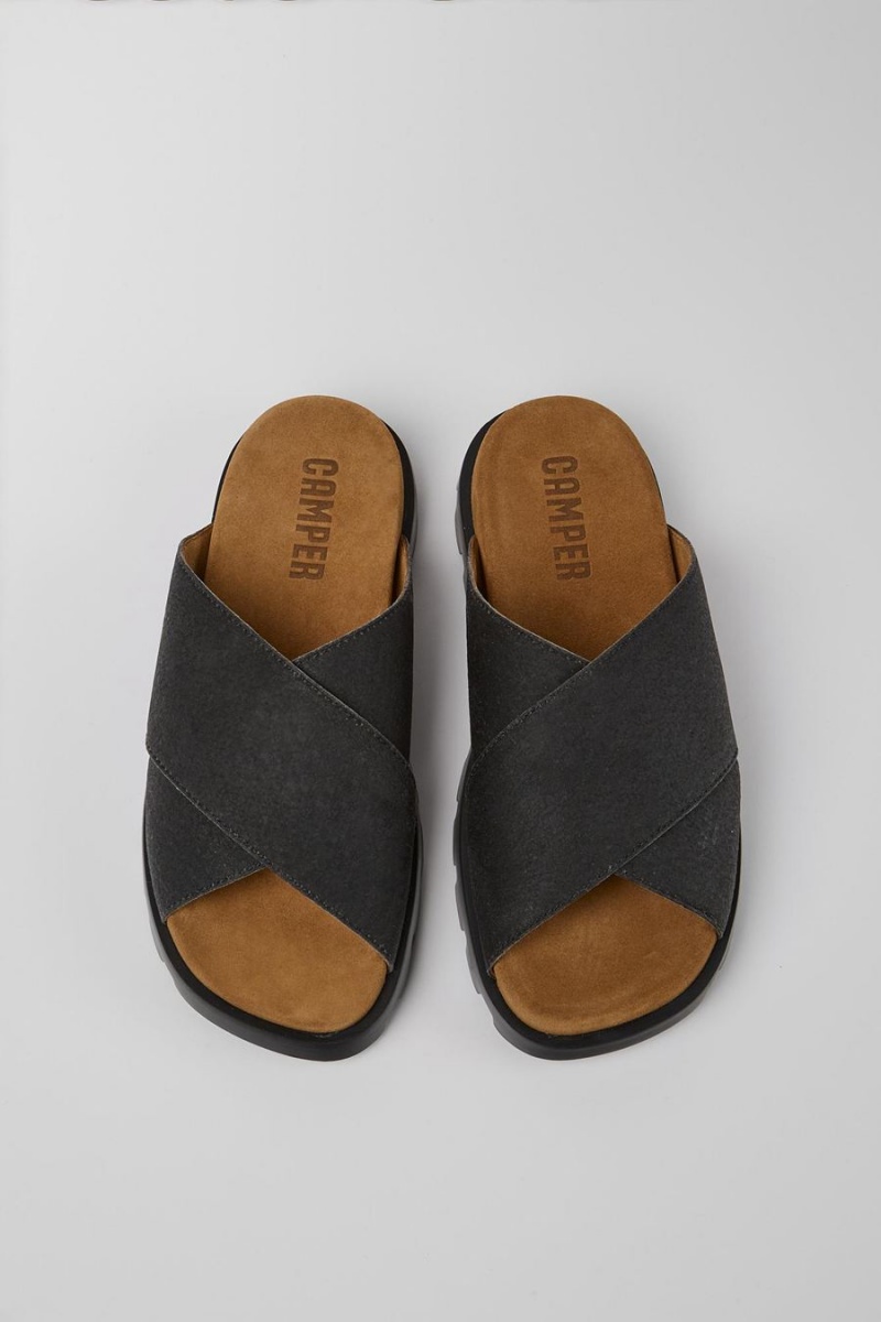 Sandalias Camper Brutus Mujer Negras | DSXMF-0534