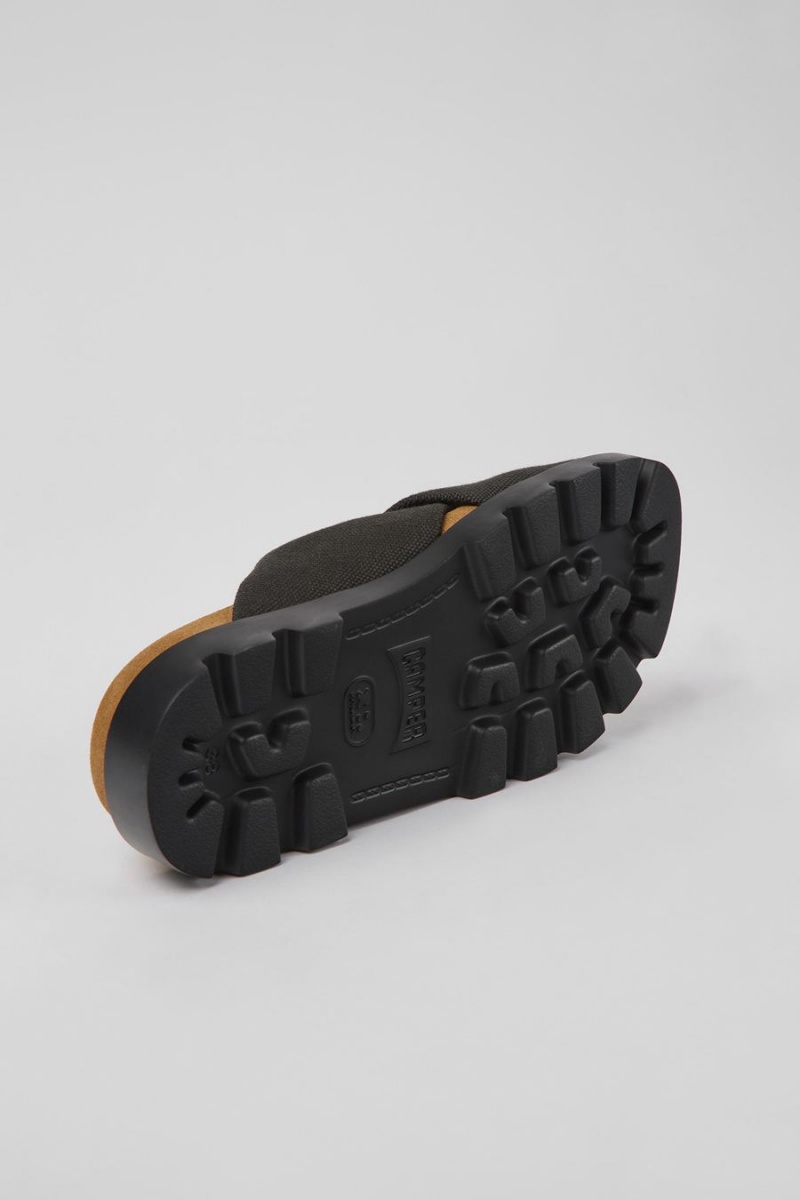Sandalias Camper Brutus Recycled Algodon Mujer Gris | UFHQJ-3170