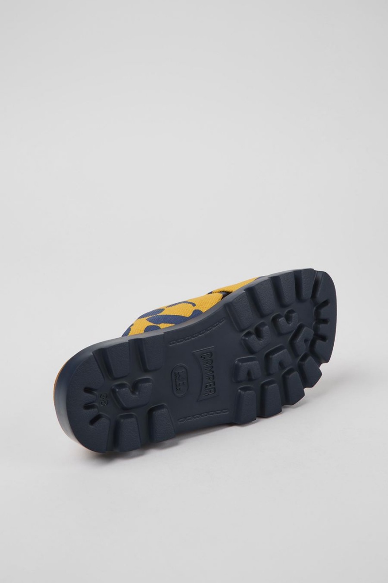 Sandalias Camper Brutus Recycled Algodon Mujer Amarillo | FORGK-2980